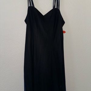 Black/Blue shimmer dress